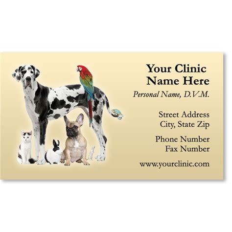 vet business cards